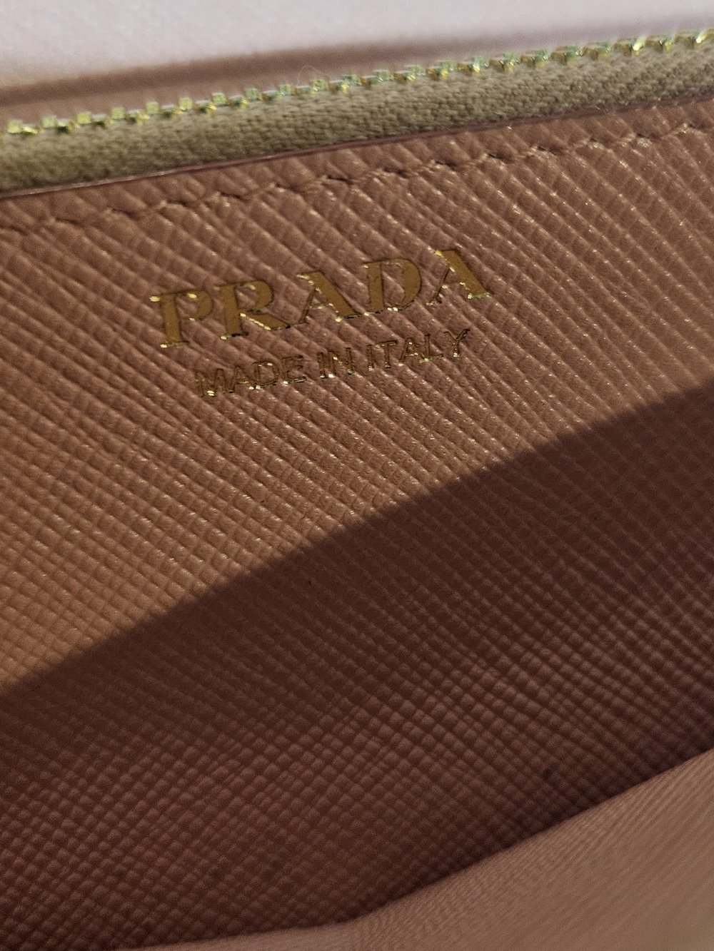 Prada Pink Saffiano Crossbody Wallet - Picture 4 of 6